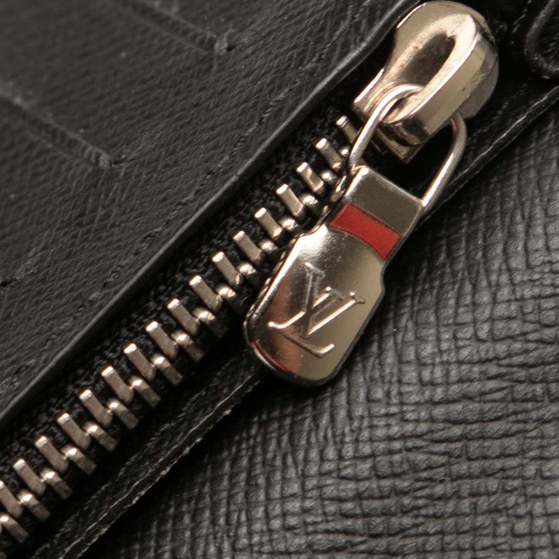 ルイ ヴィトン タイガ ポルトフォイユ ブラザ 長財布 M32572 アルドワーズ ブラック レザー メンズ LOUIS VUITTON 【中古】