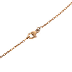 エルメス アイリーン ネックレス ゴールド ピンク メッキ エナメル レディース HERMES 【中古】