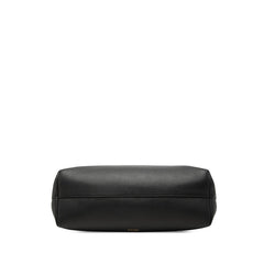 ヴェルサーチェ メデューサ トートバッグ ブラック ゴールド レザー レディース VERSACE 中古