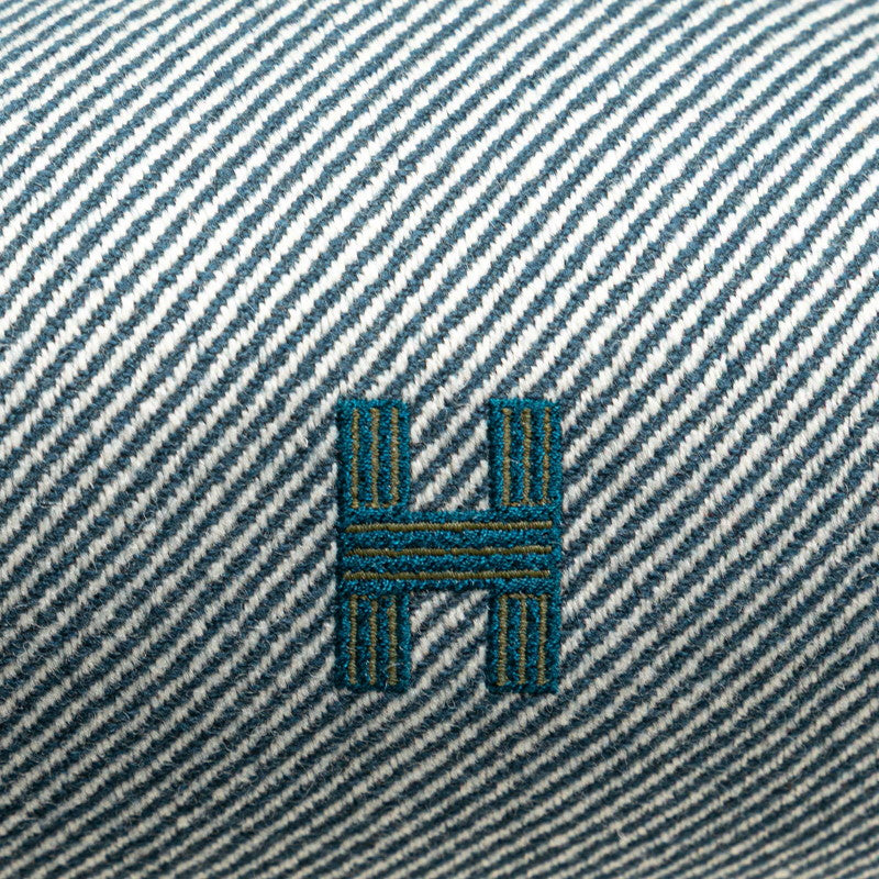 エルメス ブリッドアブラックPM ハンドバッグ ネイビー カーキグリーン キャンバス レディース HERMES 【中古】