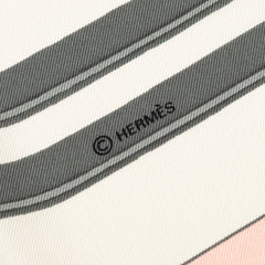 エルメス カレ90 BRIDES de GALA 式典用の馬勒 スカーフ ピンク マルチカラー シルク レディース HERMES 【中古】