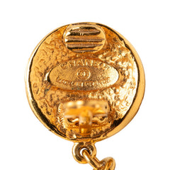 シャネル 1990 ロゴ ヴィンテージ イヤリング ゴールド メッキ レディース CHANEL 【中古】