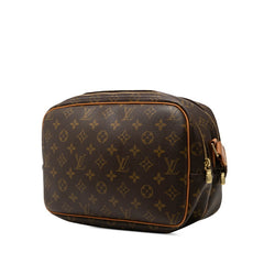 ルイ ヴィトン モノグラム リポーターPM 斜め掛け ショルダーバッグ M45254 ブラウン PVC レザー レディース LOUIS VUITTON 【中古】