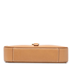 サンローラン ミニ ホーボー ハンドバッグ ワンショルダーバッグ ベージュ レザー レディース SAINT LAURENT 中古