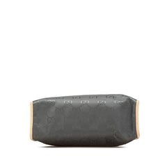 グッチ GGナイロン オフ ザ グリッド ロング ハンドバッグ ショルダーバッグ 2WAY 630355 グレー ベージュ ナイロン レザー レディース GUCCI 【中古】