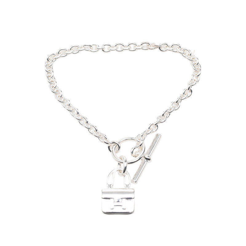 エルメス アミュレット コンスタンス チェーン ブレスレット SV925 シルバー レディース HERMES 中古