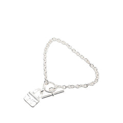 エルメス アミュレット コンスタンス チェーン ブレスレット SV925 シルバー レディース HERMES 中古
