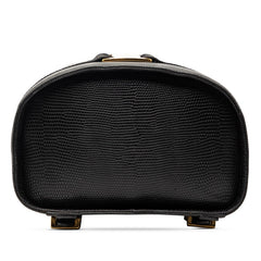 サルヴァトーレフェラガモ ヴァラ リュック バックパック ブラック PVC レザー レディース Salvatore Ferragamo 【中古】