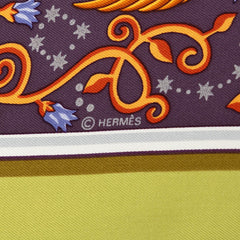 エルメス カレ90 www.hermes.com 世界地図 スカーフ マルチカラー シルク レディース HERMES 【中古】