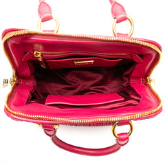 ミュウミュウ マテラッセ ハンドバッグ RLN059 ピンク レザー レディース MIUMIU 【中古】