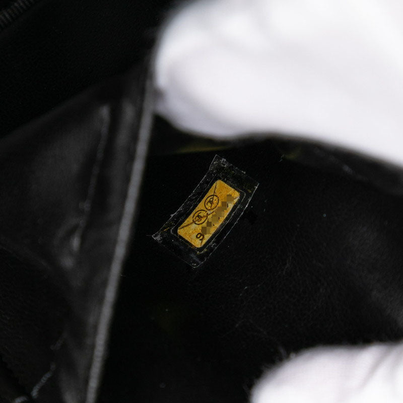 シャネル ココマーク バニティバッグ ブラック キャビアスキン レディース CHANEL 【中古】