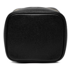 シャネル ココマーク バニティバッグ ブラック キャビアスキン レディース CHANEL 【中古】