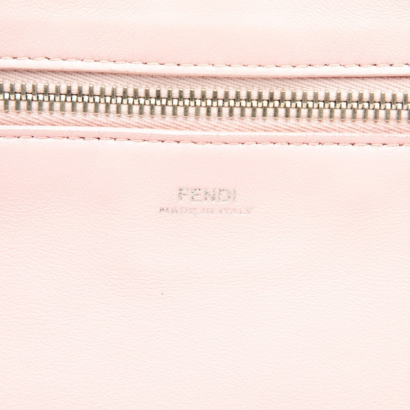 フェンディ ドットコム クリック チェーン ショルダーバッグ 8BN299 ピンク レザー レディース FENDI 【中古】