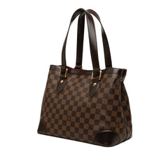 ルイ ヴィトン ダミエ ハムステッドPM トートバッグ ハンドバッグ N51205 エベヌ ブラウン PVC レザー レディース LOUIS VUITTON 中古