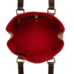 ルイ ヴィトン ダミエ ハムステッドPM トートバッグ ハンドバッグ N51205 エベヌ ブラウン PVC レザー レディース LOUIS VUITTON 中古