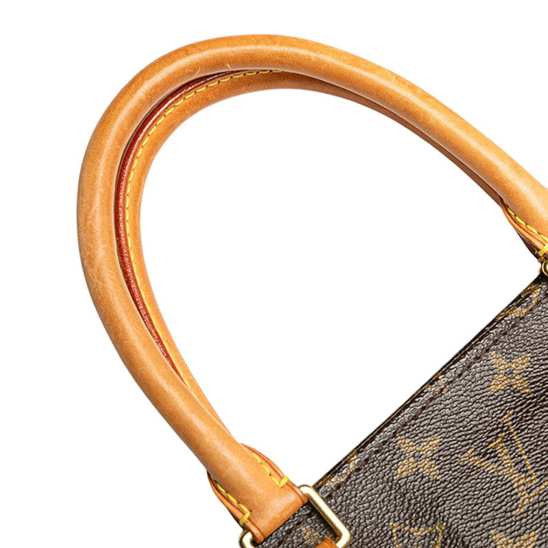 ルイ ヴィトン モノグラム サックプラ ハンドバッグ トートバッグ M51140 ブラウン PVC レザー レディース LOUIS VUITTON 【中古】