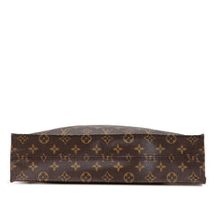 ルイ ヴィトン モノグラム サックプラ ハンドバッグ トートバッグ M51140 ブラウン PVC レザー レディース LOUIS VUITTON 【中古】