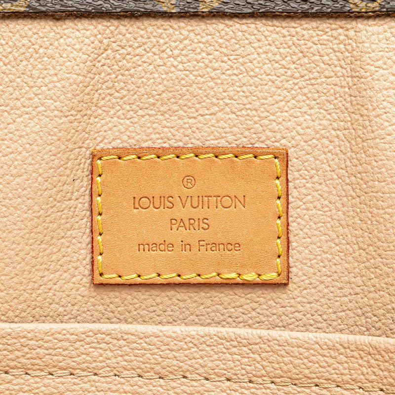 ルイ ヴィトン モノグラム サックプラ ハンドバッグ トートバッグ M51140 ブラウン PVC レザー レディース LOUIS VUITTON 【中古】