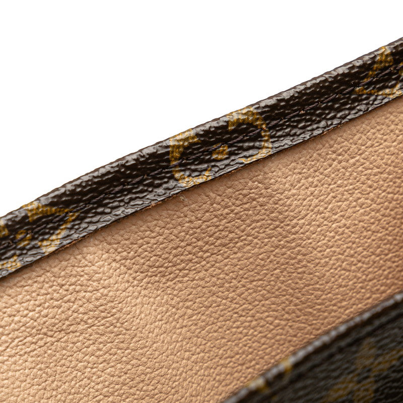 ルイ ヴィトン モノグラム サックプラ ハンドバッグ トートバッグ M51140 ブラウン PVC レザー レディース LOUIS VUITTON 【中古】