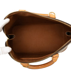 ルイ ヴィトン モノグラム アルマPM ハンドバッグ M51130 ブラウン PVC レザー レディース LOUIS VUITTON 中古