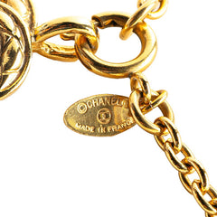 シャネル ココマーク マトラッセ ネックレス ゴールド メッキ レディース CHANEL 【中古】