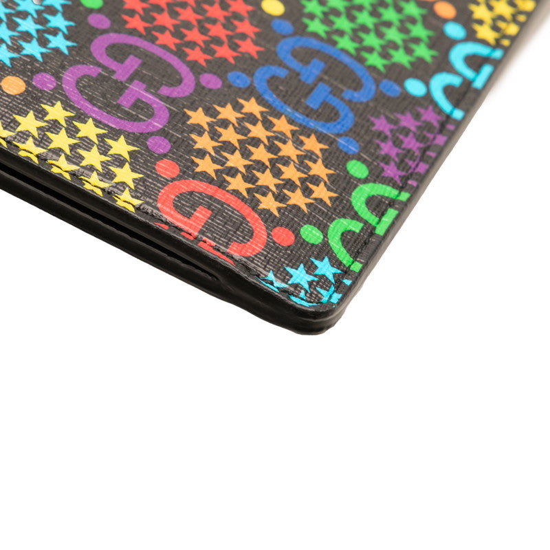 グッチ GGサイケデリック クラッチバッグ セカンドバッグ 601081 ブラック マルチカラー PVC レザー メンズ GUCCI 【中古】