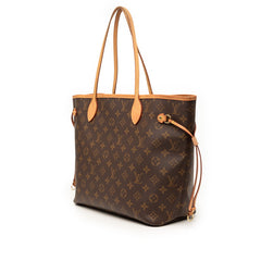 ルイ ヴィトン モノグラム ネヴァーフルMM ショルダーバッグ トートバッグ M40995 ブラウン PVC レザー レディース LOUIS VUITTON 【中古】