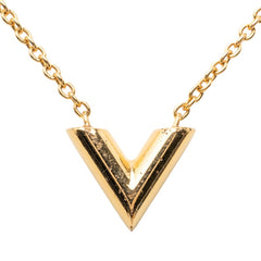 ルイ ヴィトン エセンシャルV ネックレス M61083 ゴールド メッキ レディース LOUIS VUITTON 【中古】