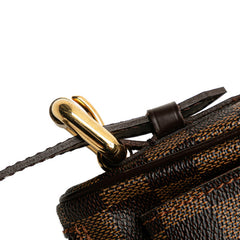 ルイ ヴィトン ダミエ ラヴェッロGM ショルダーバッグ N60006 ブラウン PVC レザー レディース LOUIS VUITTON 【中古】