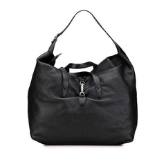 グッチ ジャッキー ボストンバッグ ショルダーバッグ 771343 ブラック レザー メンズ GUCCI 【中古】