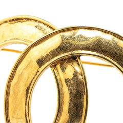 シャネル ヴィンテージ ココマーク ブローチ ゴールド メッキ レディース CHANEL 【中古】