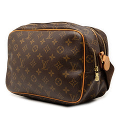 ルイ ヴィトン モノグラム リポーターPM 斜め掛け ショルダーバッグ M45254 ブラウン PVC レザー レディース LOUIS VUITTON 【中古】
