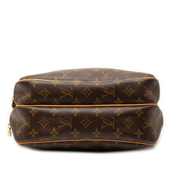 ルイ ヴィトン モノグラム リポーターPM 斜め掛け ショルダーバッグ M45254 ブラウン PVC レザー レディース LOUIS VUITTON 【中古】