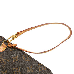 ルイ ヴィトン モノグラム ネヴァーフルGM用 付属 ポーチ M41180 ブラウン ピヴォワンヌ PVC レザー レディース LOUIS VUITTON 【中古】
