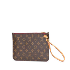 ルイ ヴィトン モノグラム ネヴァーフルGM用 付属 ポーチ M41180 ブラウン ピヴォワンヌ PVC レザー レディース LOUIS VUITTON 【中古】