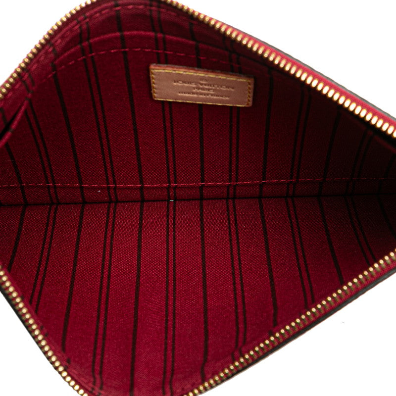 ルイ ヴィトン モノグラム ネヴァーフルGM用 付属 ポーチ M41180 ブラウン ピヴォワンヌ PVC レザー レディース LOUIS VUITTON 【中古】