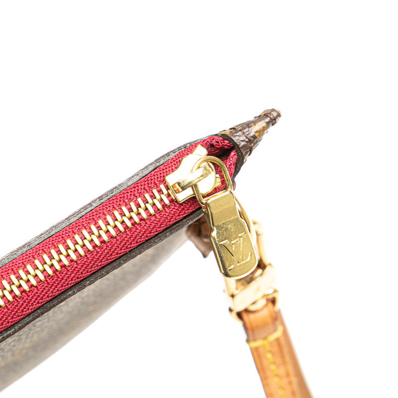 ルイ ヴィトン モノグラム ネヴァーフルGM用 付属 ポーチ M41180 ブラウン ピヴォワンヌ PVC レザー レディース LOUIS VUITTON 【中古】