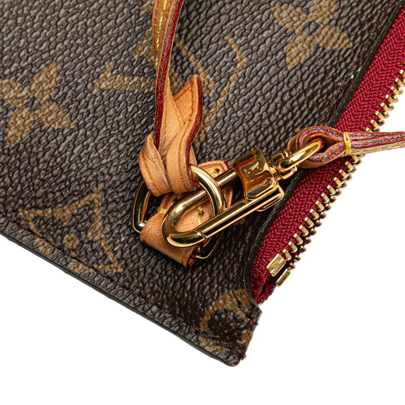 ルイ ヴィトン モノグラム ネヴァーフルGM用 付属 ポーチ M41180 ブラウン ピヴォワンヌ PVC レザー レディース LOUIS VUITTON 【中古】