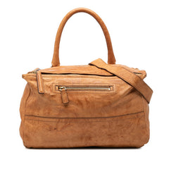 ジバンシー パンドラ ハンドバッグ ショルダーバッグ 2WAY EF0911 ブラウン レザー レディース Givenchy 中古