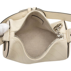 グッチ ブロンディ ショルダーバッグ 760170 ホワイト レザー レディース GUCCI 【中古】
