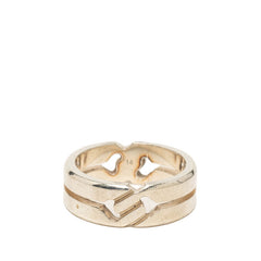 グッチ ノット インフィニティ リング 指輪 #14 シルバー SV925 シルバー レディース GUCCI 中古