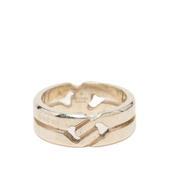 グッチ ノット インフィニティ リング 指輪 #14 シルバー SV925 シルバー レディース GUCCI 中古