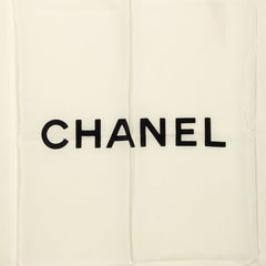 シャネル ココマーク ロゴ スカーフ マルチカラー ブラック アイボリー シルク レディース CHANEL 中古
