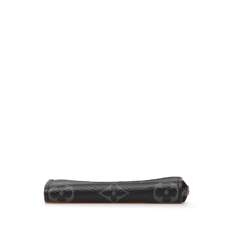 ルイ ヴィトン モノグラム エクリプス ポルトモネ ジュール コインケース 小銭入れ M63536 ブラック ノワール PVC レザー メンズ LOUIS VUITTON 【中古】