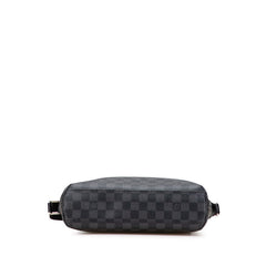 ルイ ヴィトン ダミエ グラフィット ミックPM 斜め掛け ショルダーバッグ N41211 ブラック PVC レザー メンズ LOUIS VUITTON 【中古】