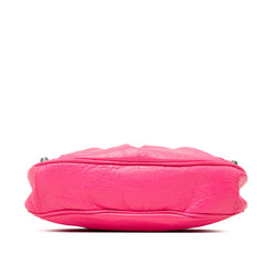 バレンシアガ ル カゴールXS 斜め掛け ショルダーバッグ 671309 ピンク レザー レディース BALENCIAGA 中古