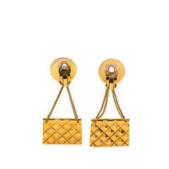 シャネル ココマーク マトラッセ バッグ かばん モチーフ イヤリング ゴールド メッキ レディース CHANEL 【中古】