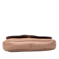 グッチ ソーホー 斜め掛け チェーン ショルダーバッグ 336752 ピンク レザー レディース GUCCI 【中古】