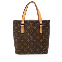 ルイ ヴィトン モノグラム ヴァヴァンPM ハンドバッグ M51172 ブラウン PVC レザー レディース LOUIS VUITTON 中古
