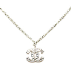シャネル ココマーク チェーン ペンダント ネックレス 05V刻印 シルバー メタル レディース CHANEL 中古
